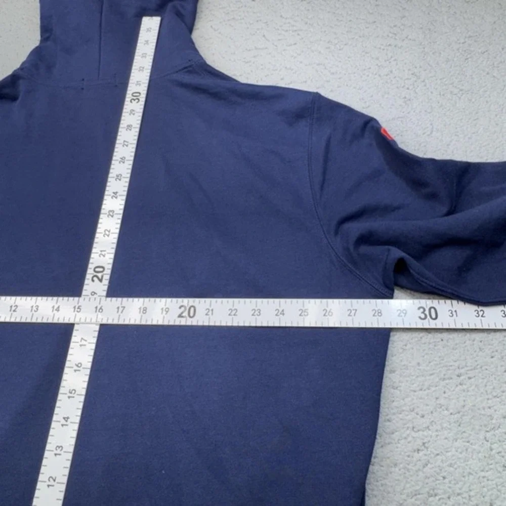 Polo Ralph Lauren Hoodie Mens‎ Big 2X Blue Triple Pony Graphic Trifecta Pockets